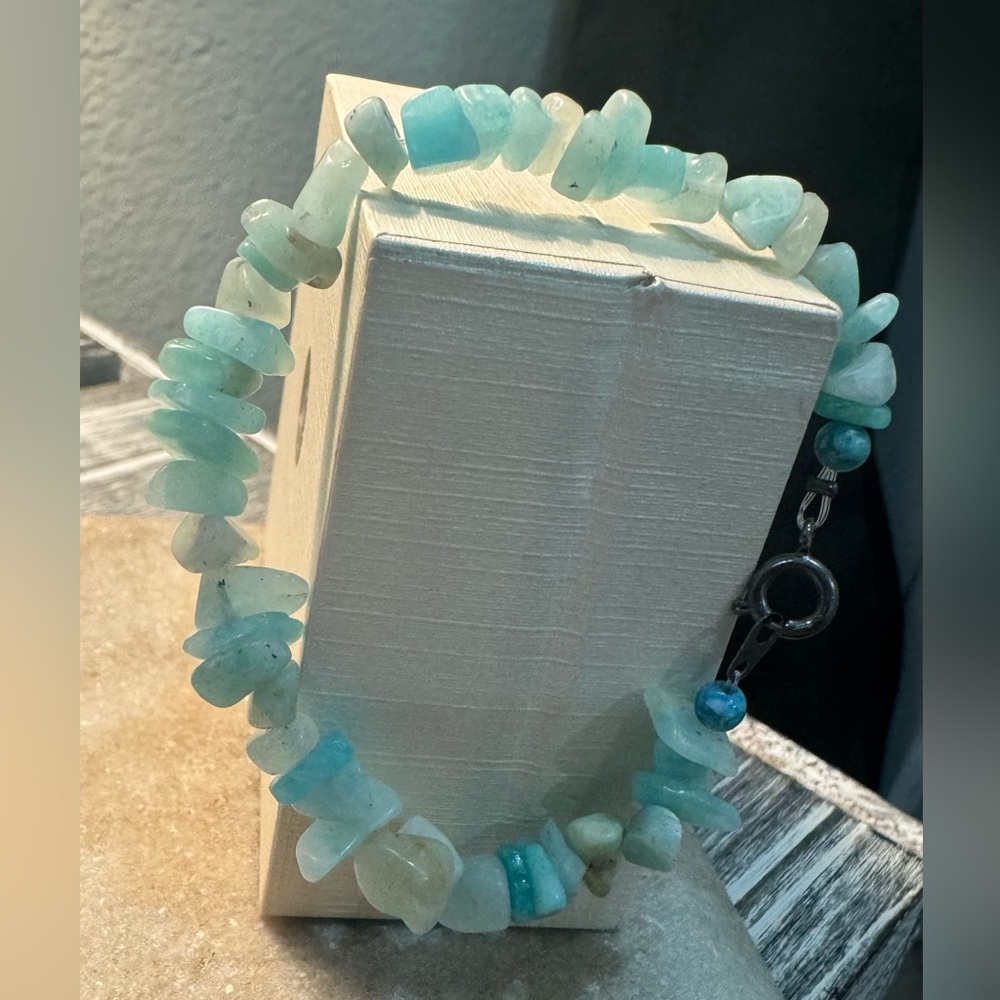 Handmade Stone Bead Bracelet